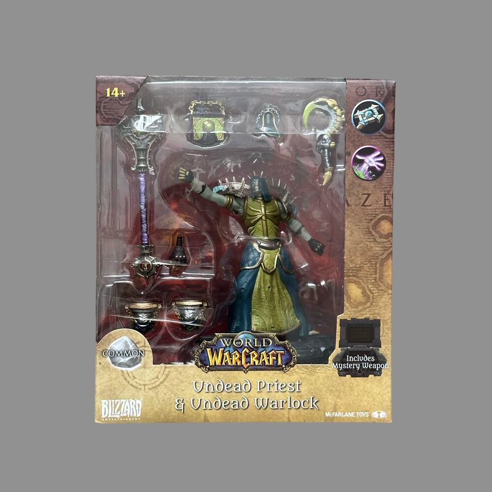 World of Warcraft Undead Priest Warlock McFarlane